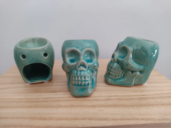 Quemador Calavera Azul
